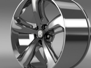 bentley continental gt speed 2015 rim 3D Model