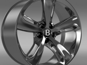 bentley continental gt speed 2015 rim 3D मॉडल