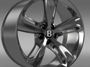bentley continental gt speed 2015 rim 3D Model