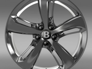 bentley continental gt speed 2015 rim 3D मॉडल