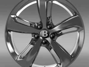 bentley continental gt speed 2015 rim 3D Model