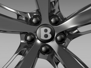 bentley continental gt speed 2015 rim 3D मॉडल