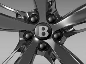 bentley continental gt speed 2015 rim 3D Model