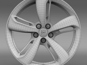 bentley continental gt speed 2015 rim 3D मॉडल