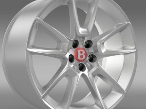 bentley continental gt v8 s 2015  rim Modelo 3D