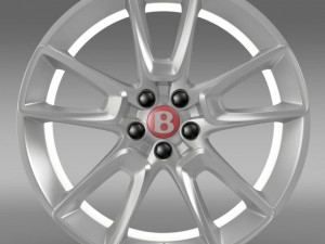 bentley continental gt v8 s 2015  rim Modelo 3D