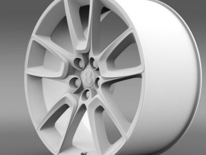 bentley continental gt v8 s 2015  rim Modelo 3D