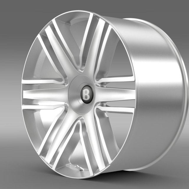 bentley continental gtc 2015  rim Modèle 3D .c4d .max .obj .3ds .fbx .stl .blend 