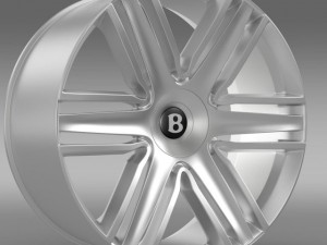 bentley continental gtc 2015  rim Modèle 3D