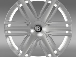 bentley continental gtc 2015  rim Modèle 3D