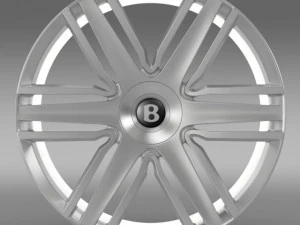bentley continental gtc 2015  rim 3D Model