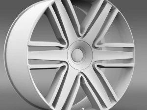 bentley continental gtc 2015  rim 3D Model
