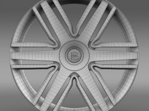bentley continental gtc 2015  rim Modèle 3D