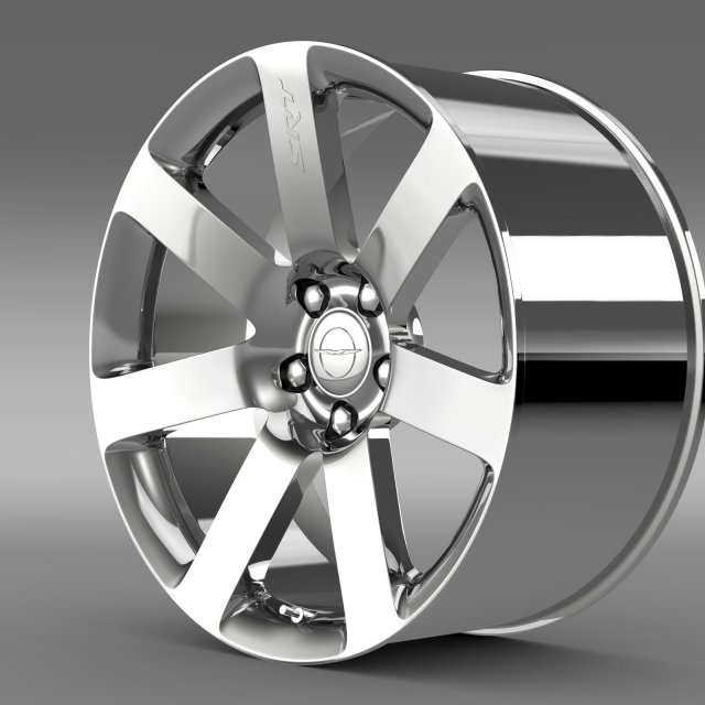 chrysler 300 srt8  rim 3D 모델 .c4d .max .obj .3ds .fbx .stl .blend 