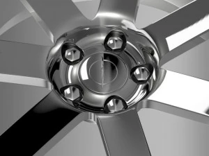 chrysler 300 srt8  rim 3D Model