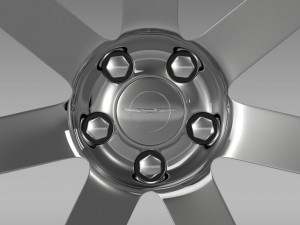 chrysler 300 srt8  rim 3D 모델