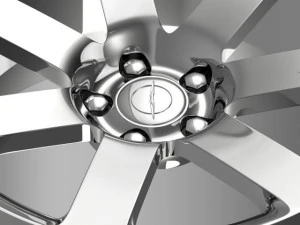 chrysler 300 srt8  rim 3D Model