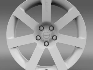 chrysler 300 srt8  rim 3D Model