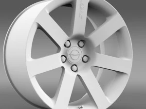 chrysler 300 srt8  rim 3D Model