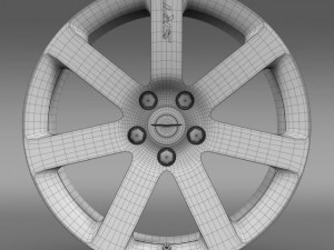 chrysler 300 srt8  rim 3D 모델