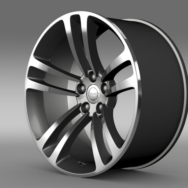 chrysler 300 srt8 core  rim 3D Модель .c4d .max .obj .3ds .fbx .stl .blend 