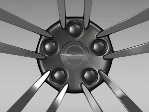 chrysler 300 srt8 core  rim 3D Model