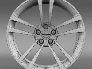 chrysler 300 srt8 core  rim 3D Model