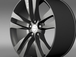 chrysler 300 srt8 satin vapor  rim 3D Model