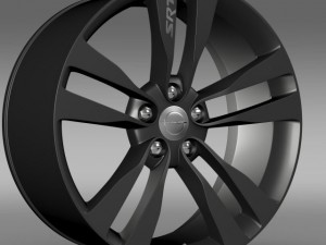 chrysler 300 srt8 satin vapor  rim 3Dモデル
