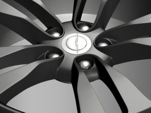 chrysler 300 srt8 satin vapor  rim 3Dモデル