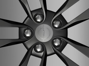 chrysler 300 srt8 satin vapor  rim 3Dモデル