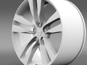 chrysler 300 srt8 satin vapor  rim 3Dモデル