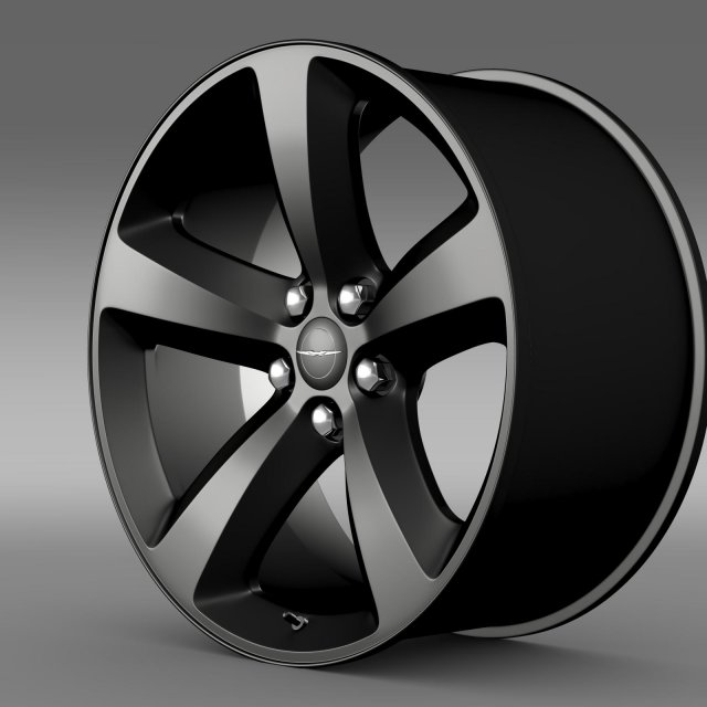 chrysler 300s  rim 3D-Modell .c4d .max .obj .3ds .fbx .stl .blend 