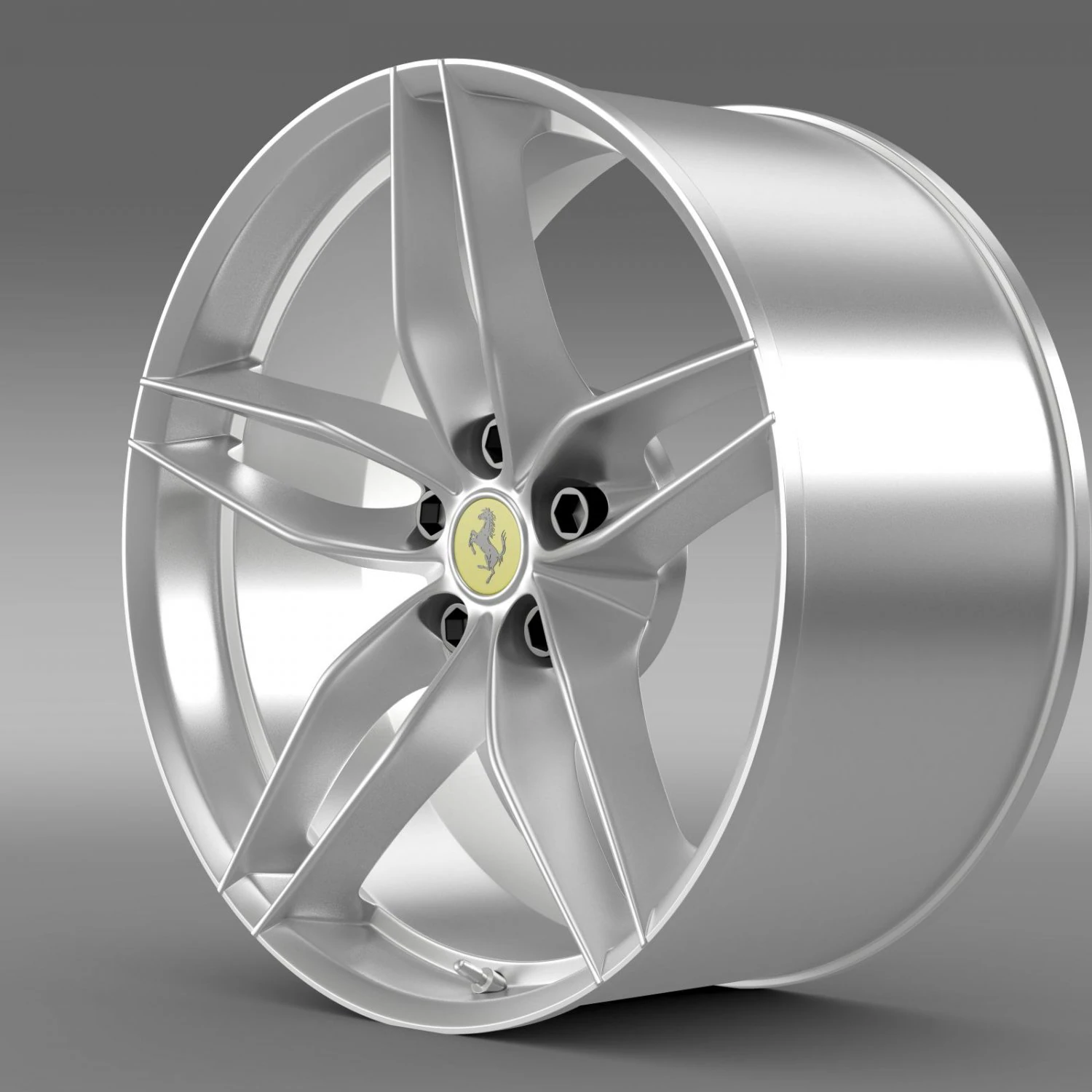 ferrari 488 gtb 2015  rim 3D Model .c4d .max .obj .3ds .fbx .stl .blend 