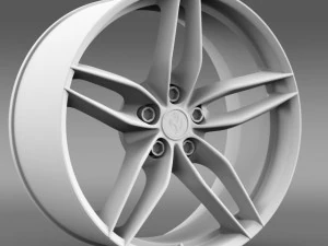ferrari 488 gtb 2015  rim 3D Model