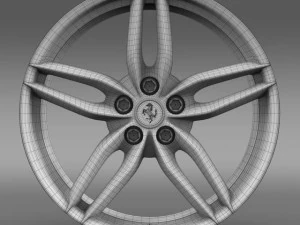 ferrari 488 gtb 2015  rim 3D Model