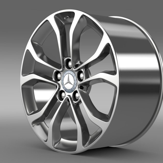 mercedes benz c 220  rim Modello 3D .c4d .max .obj .3ds .fbx .stl .blend 