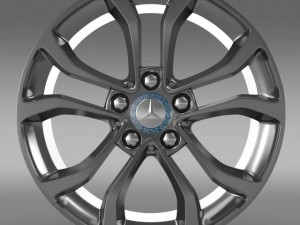 mercedes benz c 220  rim Modello 3D