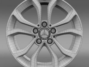 mercedes benz c 220  rim Modello 3D
