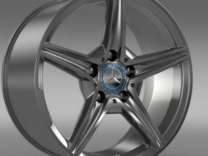 mercedes benz c 400 4matic amg line  rim 3D Model