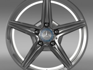 mercedes benz c 400 4matic amg line  rim 3D Model