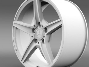 mercedes benz c 400 4matic amg line  rim 3D Model
