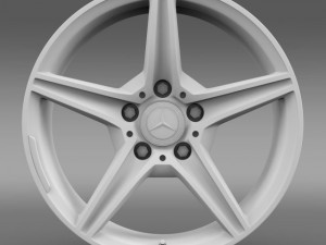 mercedes benz c 400 4matic amg line  rim 3D Model