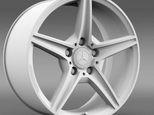 mercedes benz c 400 4matic amg line  rim 3D Model