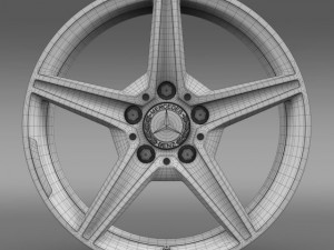 mercedes benz c 400 4matic amg line  rim 3D Model