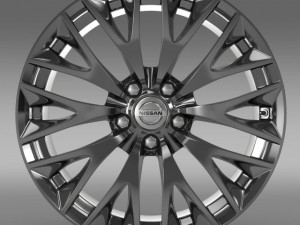 nissan cima hybrid  rim 3D 模型