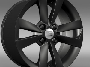 seat mii vibora negra  rim 3D Model
