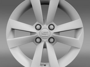 seat mii vibora negra  rim 3D Model