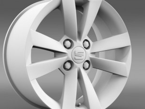 seat mii vibora negra  rim 3D Model