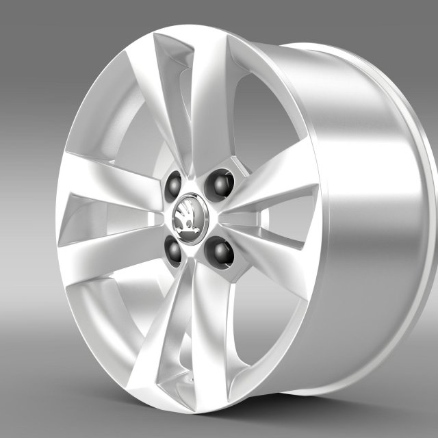 skoda sitigo rim 3D Modell .c4d .max .obj .3ds .fbx .stl .blend